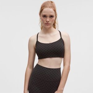 Lululemon Flow Y Bra Polka Dot